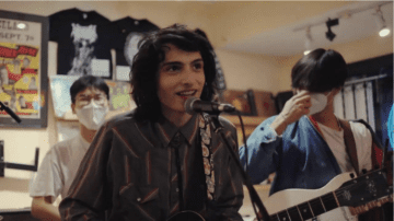 Finn Wolfhard mit seiner band The Aubreys