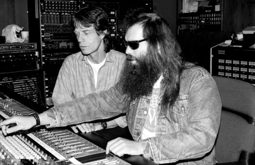 Rick Rubin bei seiner Arbeit im Tonstudio